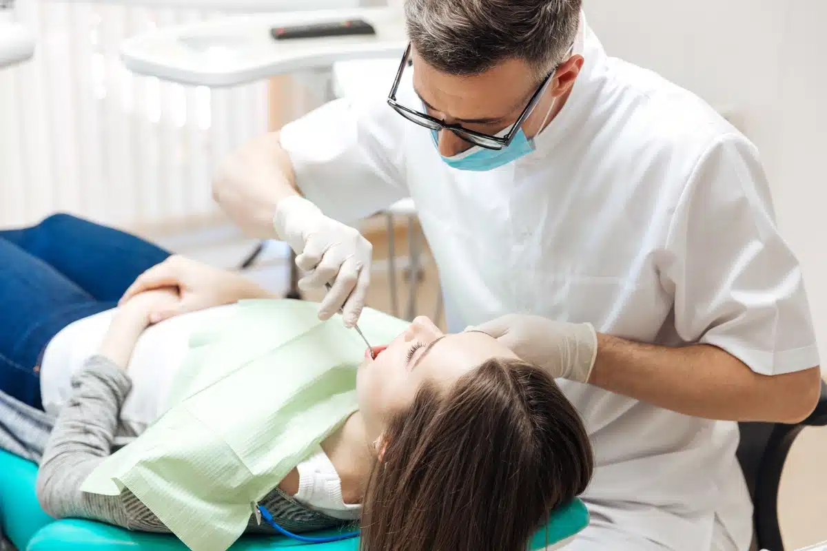 dentist at work