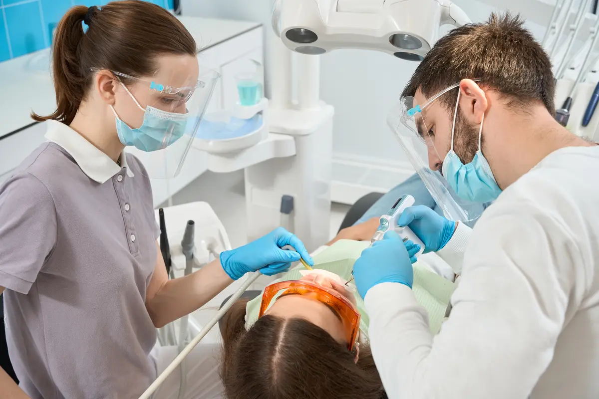 dentists at work